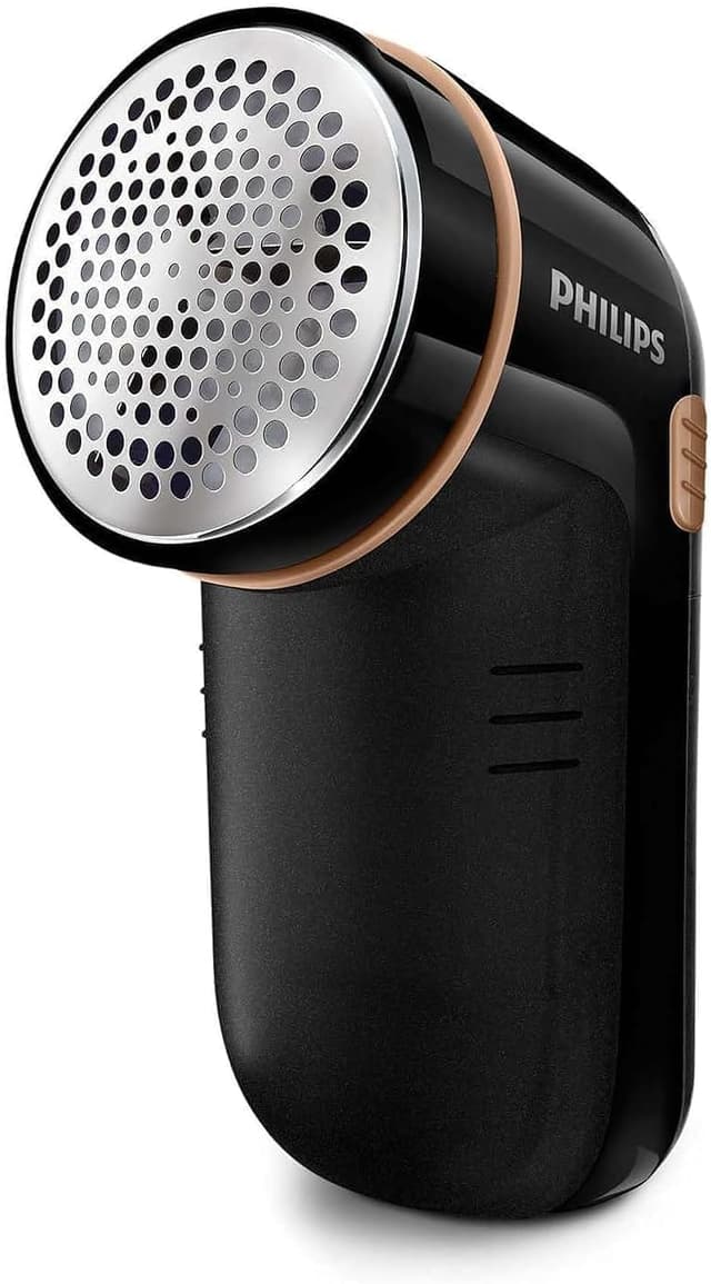 Philips Fabric Shaver – Fast Pill Removal, 8800 RPM, Large Blade Surface, 3 Mesh Hole Sizes, Safe on All Fabrics, Easy Clean Container, 2 AA Batteries, Compact Design (GC026/80) : Amazon.co.uk: Home & Kitchen