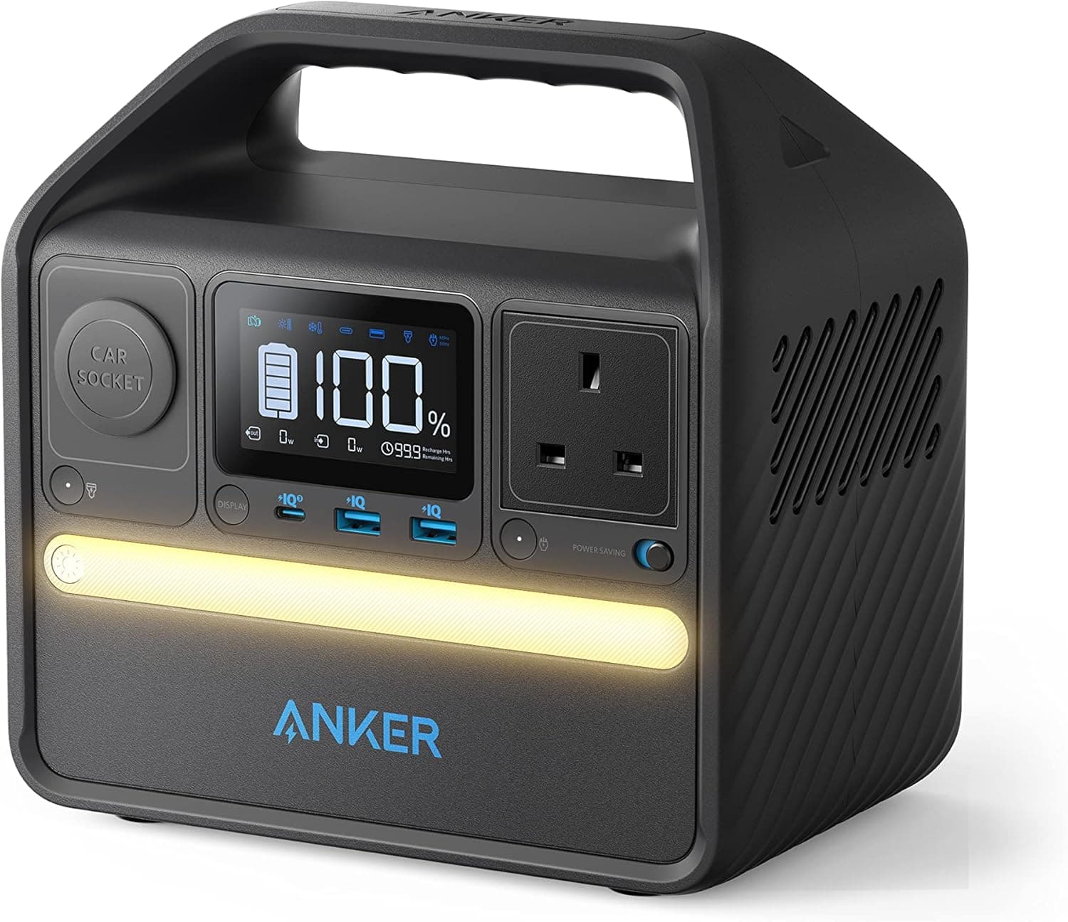 Anker SOLIX 521 Portable Power Station, 256Wh/200W LiFePO4 Battery Generator with AC Outlet, 60W USB-C PD, LED Light for Camping & RV : Amazon.co.uk: Garden