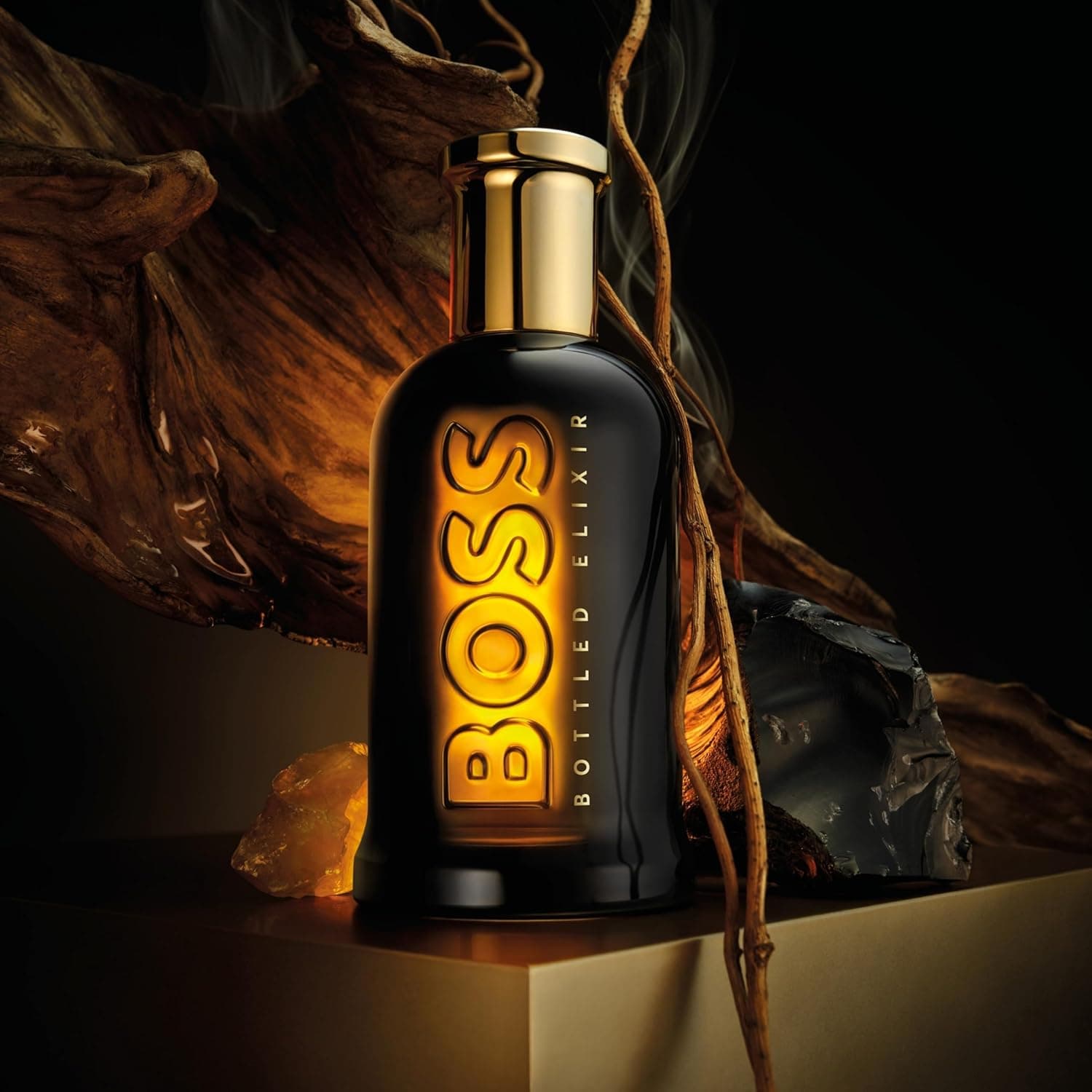 BOSS Bottled Elixir - Parfum Intense for Him - Woody Fragrance with Notes of Incense, Vetiver and Cedarwood - High Longevity - 50ml : Amazon.co.uk: Beauty