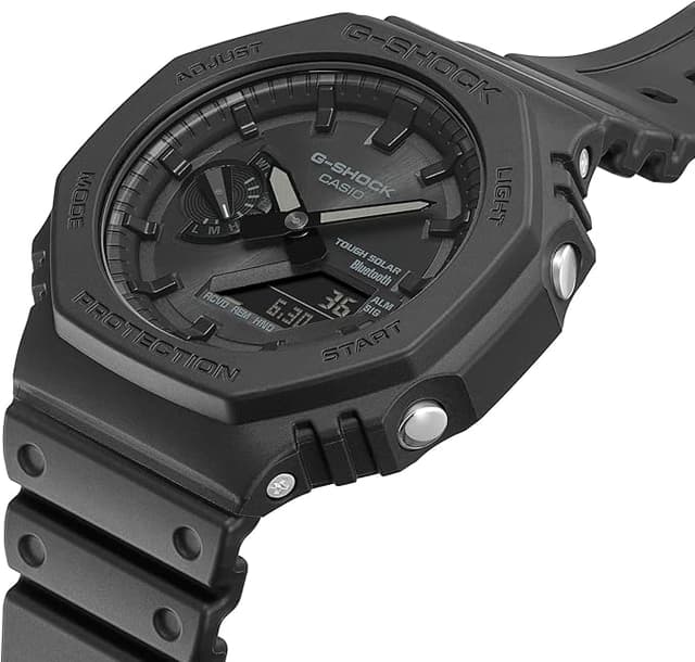 Casio GA-B2100-1A1ER Black Carbon/Resin Digital Quartz Unisex Watch : Amazon.co.uk: Fashion