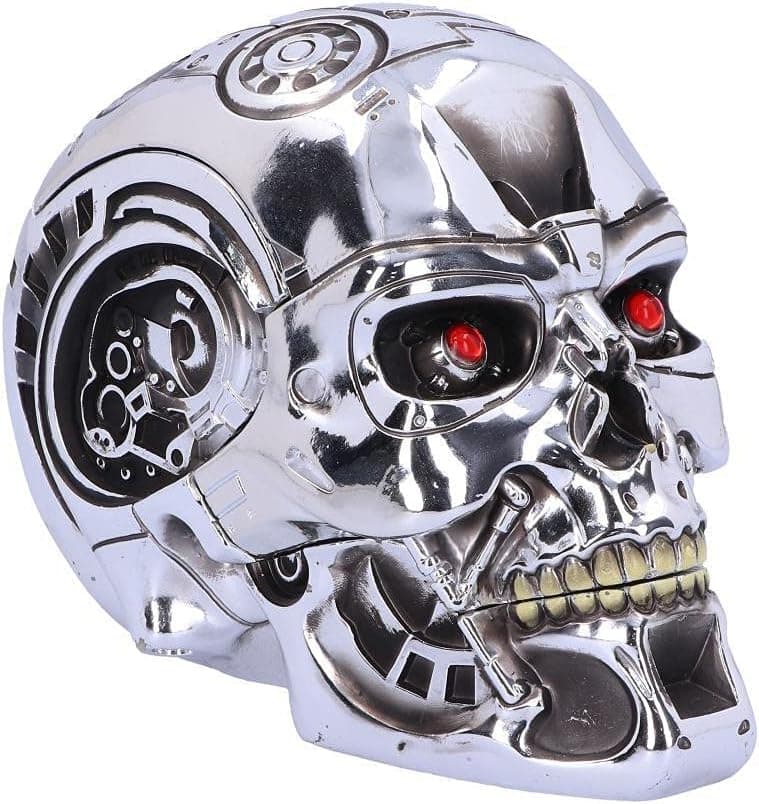 Nemesis Now T-Terminator Box 18cm Silver, Resin