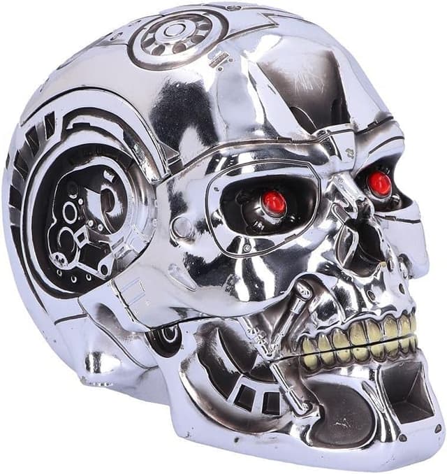 Nemesis Now T-Terminator Box 18cm Silver, Resin