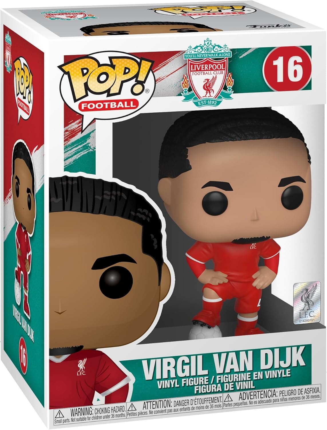 Funko POP! Football: Liverpool FC - Virgil Van Dijk - Collectable Vinyl Figure - Gift Idea - Official Merchandise - Toys For Kids & Adults - Model Figure for Collectors and Display : Amazon.co.uk: Toys & Games