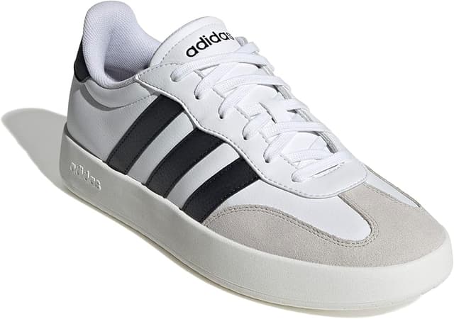 adidas Men's BARREDA Shoes, Cloud White/Core Black/Grey One, 11 UK