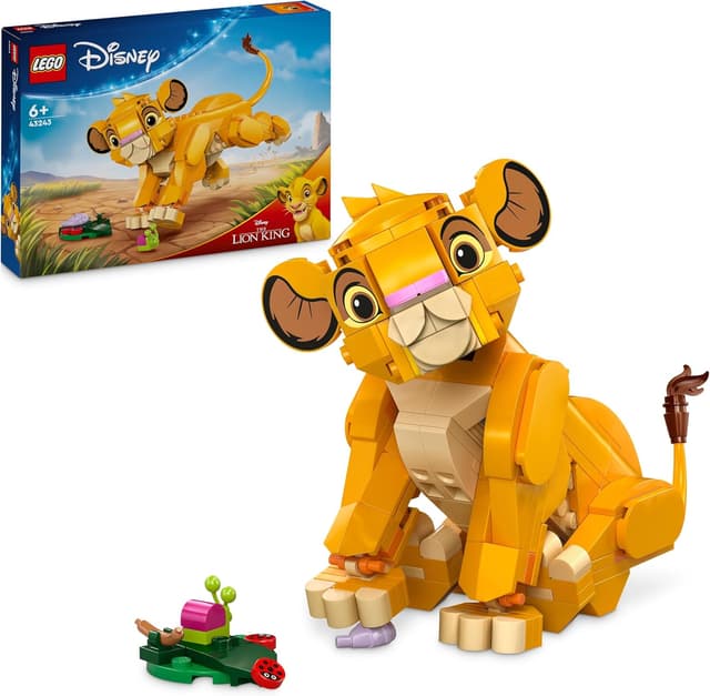 LEGO ǀ Disney Simba the Lion King Cub Building Toy for 6 Plus Year Old Girls & Boys, Construction Figure Playset, 1994 Movie Memorabilia Set, 30th Idea for Kids 43243 : Amazon.co.uk: Toys & Games
