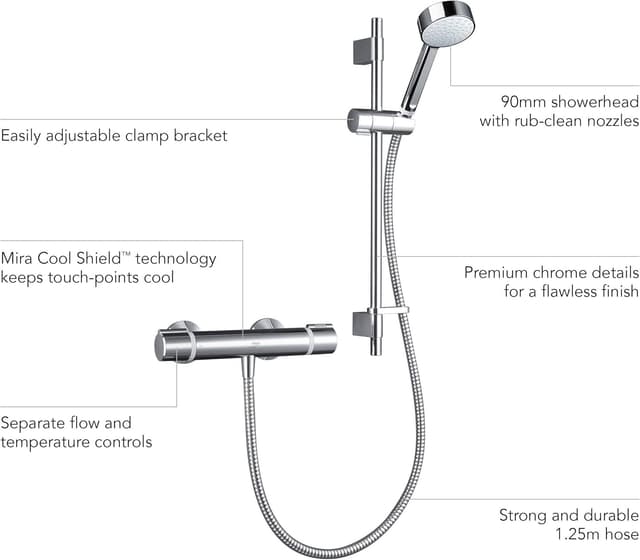 Mira Showers Relate Mixer Shower EV Single Outlet Mixer Shower 2.1878.001 : Amazon.co.uk: DIY & Tools
