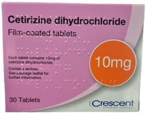6 Months Supply Cetirizine Hayfever Allergy Tablets 30 x 6 : Amazon.co.uk: Health & Personal Care
