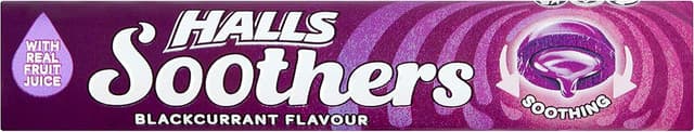 Halls Soothers Blackcurrant Flavoured Lozenges, Made With Real Fruit Juices, 45 g (Pack of 1) : Amazon.co.uk: Health & Personal Care