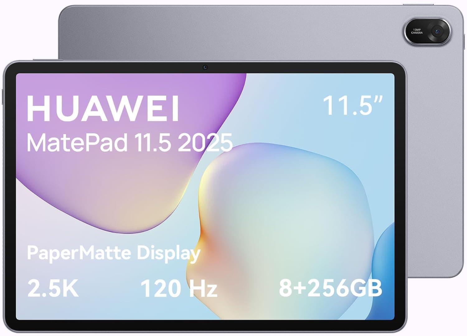 HUAWEI MatePad 11.5 2025 Tablet 2.5K 120Hz Eye Comfort PaperMatte Display, 8+256GB, 10100 mAh Battery, 40W SuperCharge, WiFi 6, Bluetooth 5.2, Quad Speakers : Amazon.co.uk: Computers & Accessories